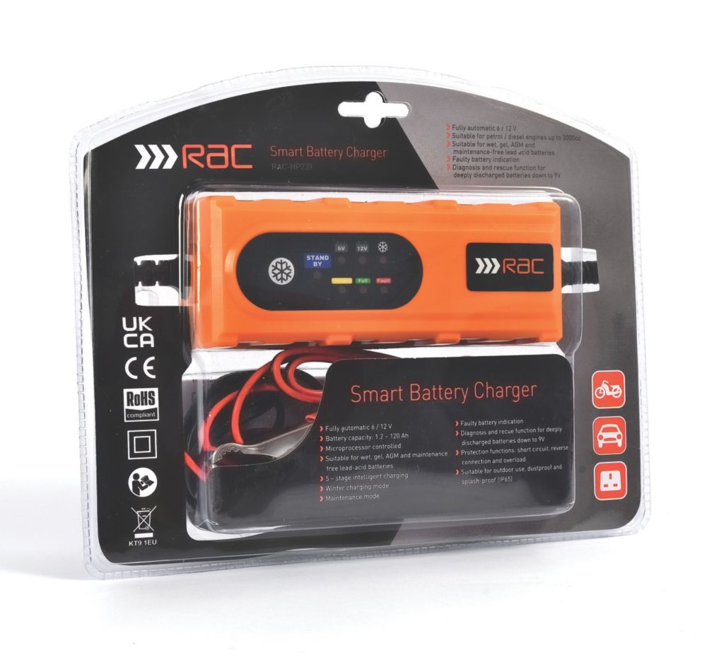 Rac smart battery charger discount
