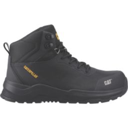 CAT Inductor ESD Mesh Mid Size 10  Black Waterproof  Safety Boots