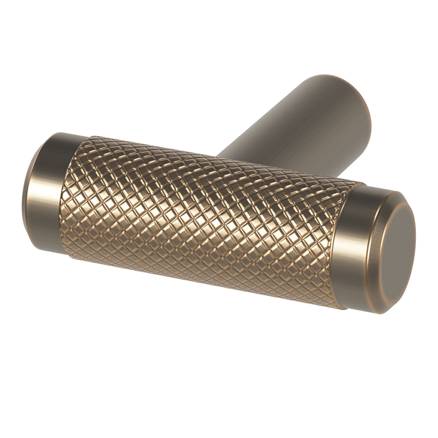Smith & Locke Damgan Cabinet Knob Antique Brass 12mm (553FK)