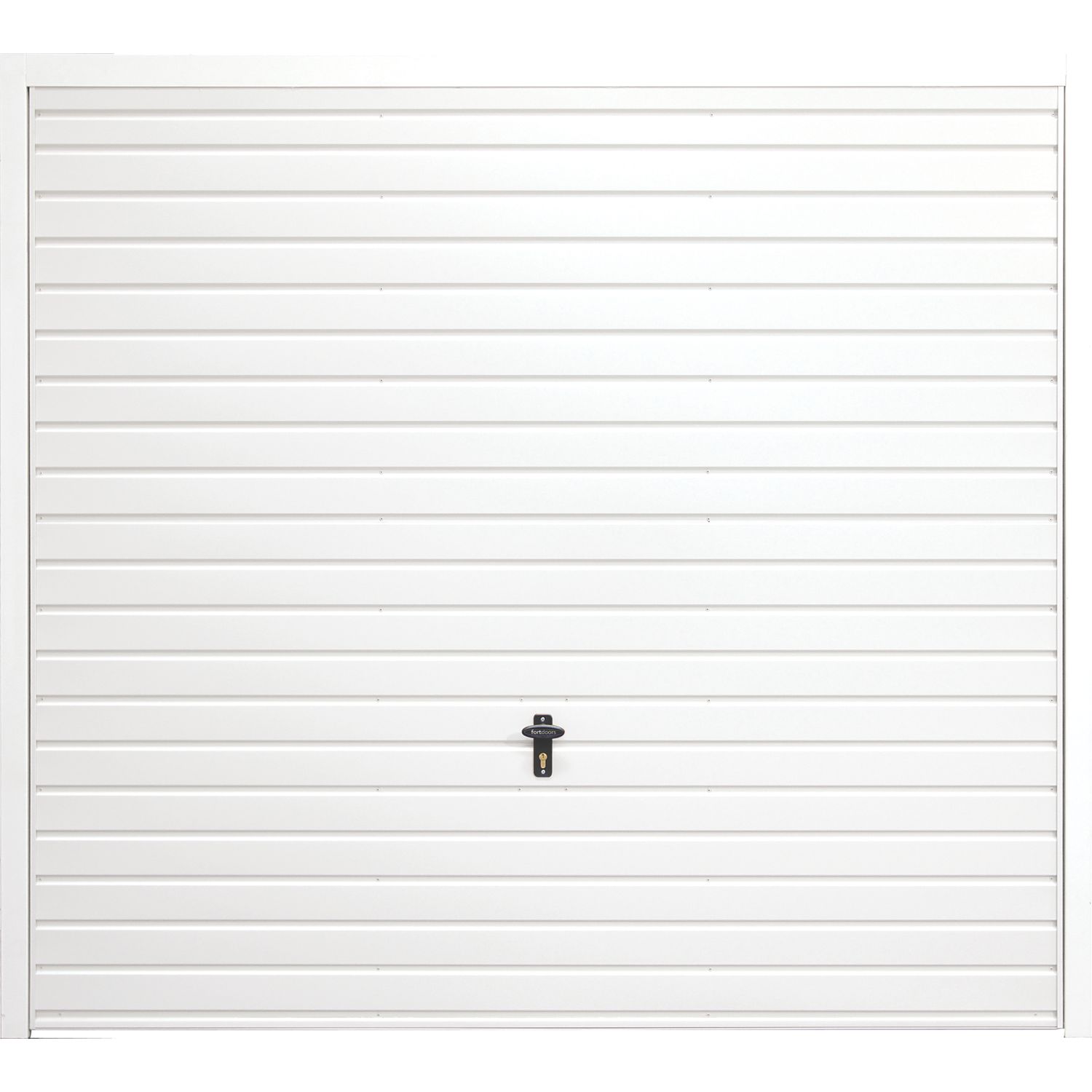Gliderol Horizontal 7' x 6' 6" Non-Insulated Framed Steel Up & Over Garage Door White (553FR)