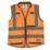 Milwaukee Premium Hi-Vis Vest Orange 2X Large / 3X Large 46" Chest