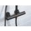 Bristan Buzz HP Rear-Fed Exposed Black Thermostatic Diverter Mixer Shower