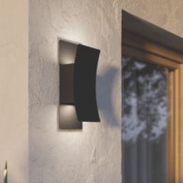 Eglo Verdolino Outdoor LED Wall Light Black 4W 1200lm