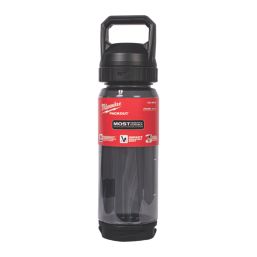 Milwaukee PACKOUT Plastic Bottle With Chug Lid 740ml Black
