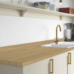 Wilsonart Matt Brown Wood Effect Laminate Upstand 3000mm x 100mm x 20mm