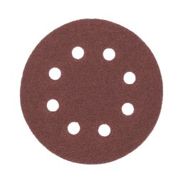 Flexovit  A203F 60 / 80 / 120 Grit 8-Hole Punched Multi-Material Sanding Discs 150mm 6 Pack