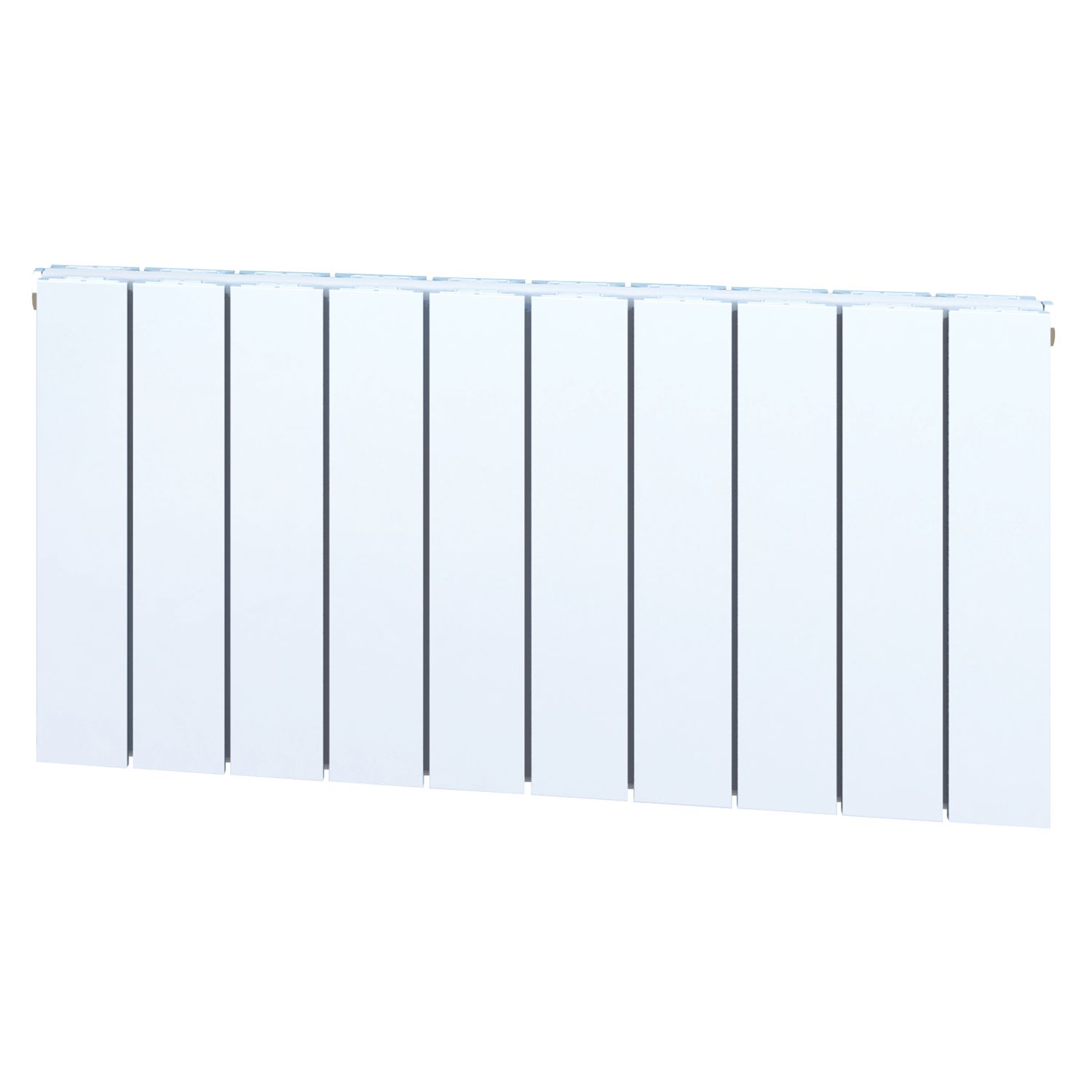 Towelrads Hanworth Plus 400mm x 1200mm 3941BTU White Horizontal Designer Radiator (553RY)