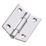Smith & Locke Polished Chrome  Fixed Pin Butt Hinges 50mm x 40mm 2 Pack