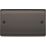 British General Nexus Metal 2-Gang Blanking Plate Black Nickel