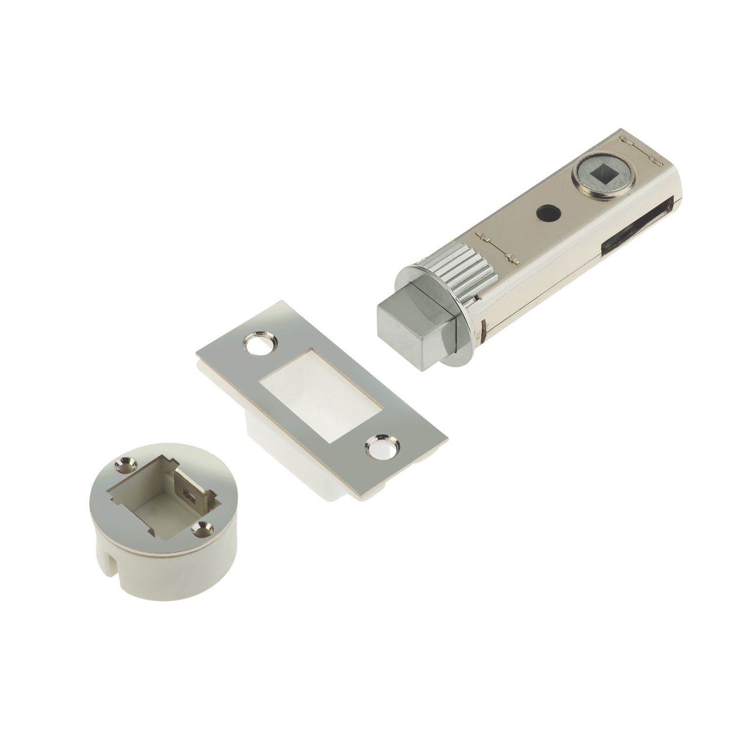 Union Chrome-Plated Tubular Privacy Bolt 73mm Case - 57mm Backset (5542V)
