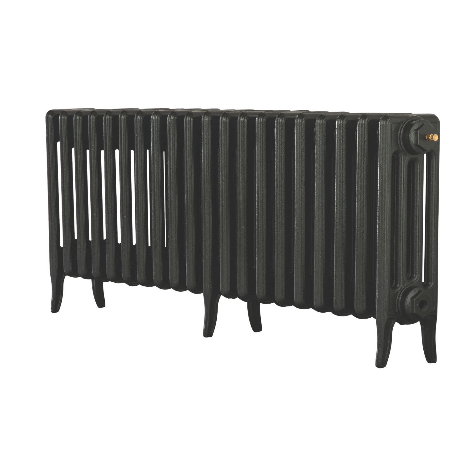 Arroll 460mm x 1234mm 3910BTU Pewter Cast Iron 4 Column Radiator (5549F)