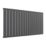 Reina Flat Single 600mm x 1254mm 3008BTU Anthracite Horizontal Designer Radiator
