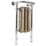 Terma 900mm x 490mm 1217BTU Brass Cast Iron Traditional Towel Radiator
