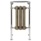 Terma Plain 2-Column Cast Iron Designer Towel Rail 900mm x 490mm Brass 1217BTU