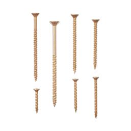 TurboGold  PZ Double-Countersunk Wood Screws 1000 Pieces