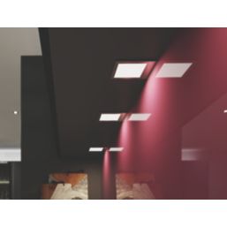 Sensio Horizon TrioTone Rectangular LED Under Cabinet Lights Steel 10.8W 250lm 3 Pack