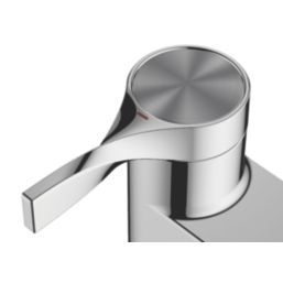 Swirl Ayre Chrome-Plated 126mm Deck Mounted Dual Control Manual Shower Mixer Tap