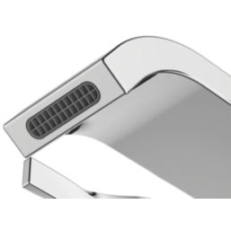 Swirl Ayre Chrome-Plated 126mm Deck Mounted Dual Control Manual Shower Mixer Tap