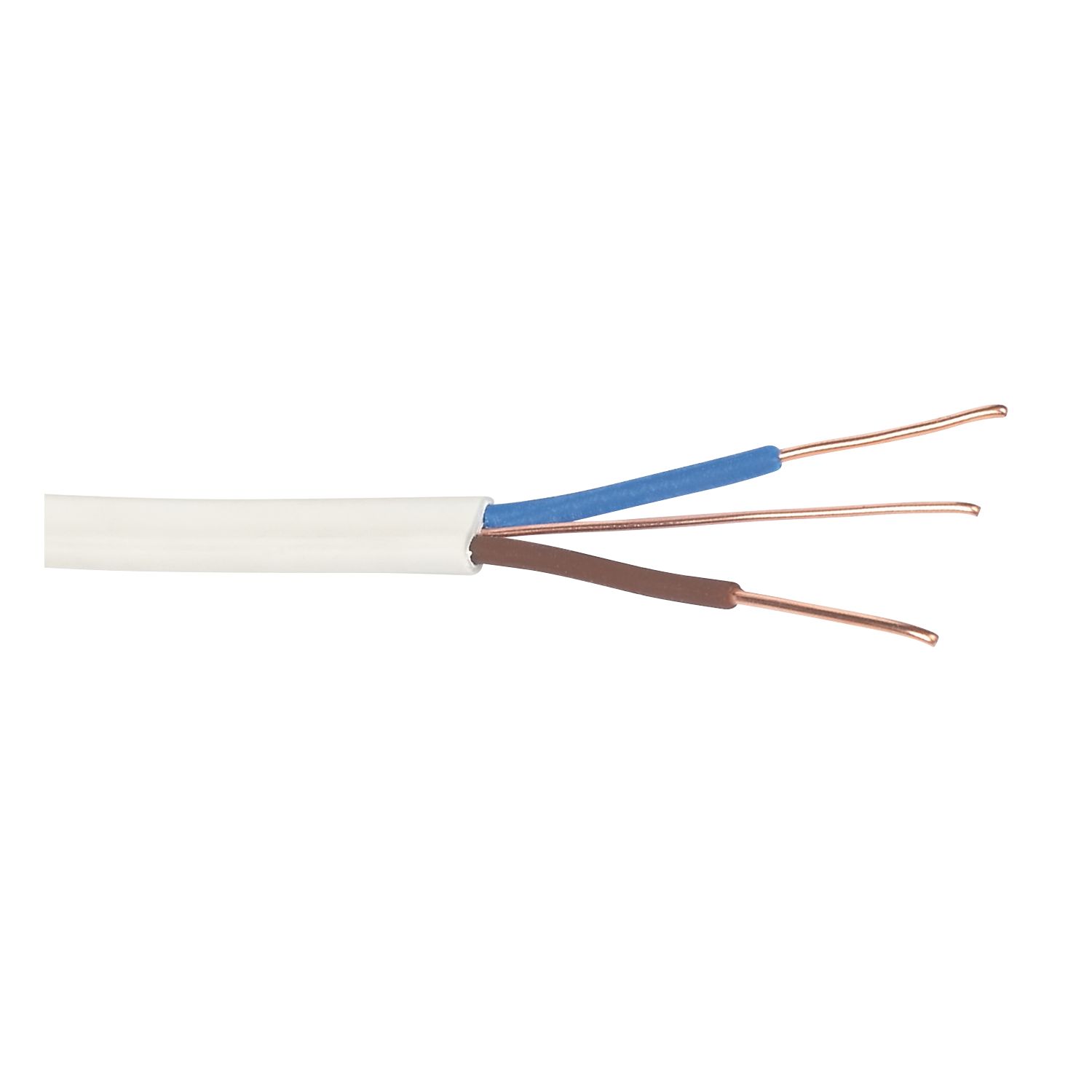 Prysmian 6242BH White 1.5mm² LSZH Twin & Earth Cable 100m Drum (55509)
