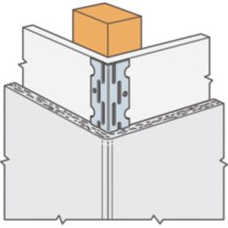 Simpson Strong-Tie Galvanised Thin Coat Angle Bead 2-3mm x 2.4m 10 Pack
