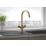 Bristan Fern Mono Sink Mixer Tap Brushed Brass