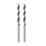 Bosch PointTeQ Straight Shank Metal Drill Bits 4mm x 75mm 2 Pack