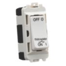 Knightsbridge  10A Grid 3-Pole Fan Isolator Switch White