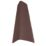Corrugated Bitumen Edge Piece  Brown 1000mm x 2.2mm x 330mm