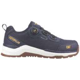 CAT Inductor Tech LO S3 Size 9  Navy  Water-Resistant  Safety Trainers