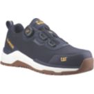 CAT Inductor Tech LO S3 Size 9  Navy  Water-Resistant  Safety Trainers