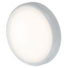 Knightsbridge BT Indoor & Outdoor Maintained or Non-Maintained Switchable Emergency Round LED Bulkhead White 14W 1130 - 1260lm