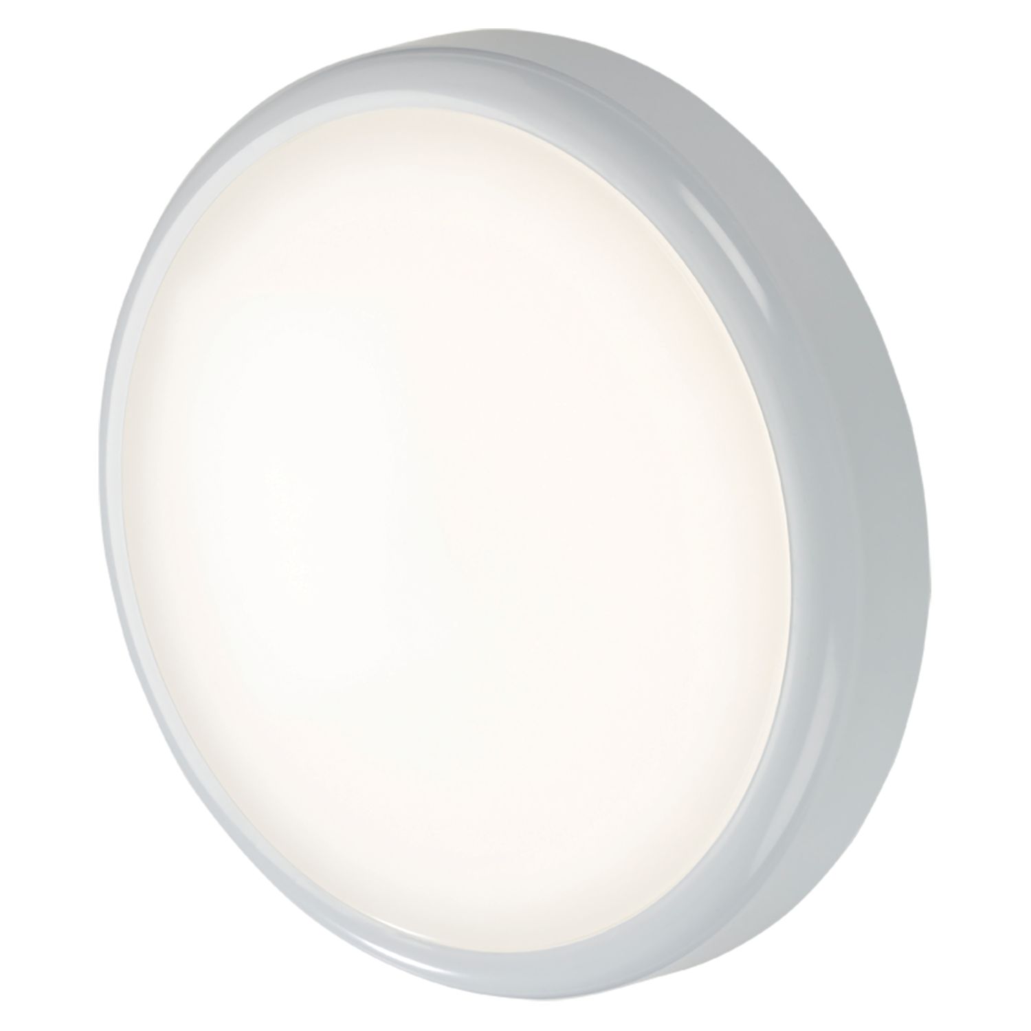 Knightsbridge BT Indoor & Outdoor Maintained or Non-Maintained Switchable Emergency Round LED Bulkhead White 14W 1130 - 1260lm (555GE)