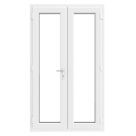 Crystal  White Triple-Glazed uPVC French Door Set 2055mm x 1290mm