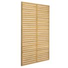 Forest  Softwood Rectangular Slatted Trellis 3' x 6' 5 Pack
