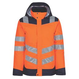 Regatta Pro Hi Vis 5V Li-Ion  Thermogen Heated Jacket Orange/Navy XX Large 57" Chest - Bare