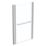 Ideal Standard Concept Semi-Framed Clear/Silver Shower Bath Screen  808-828mm x 1403mm