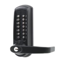 Codelocks  Push-Button Lock & Mortice Latch with Code-Free Mode 86mm Matt Black