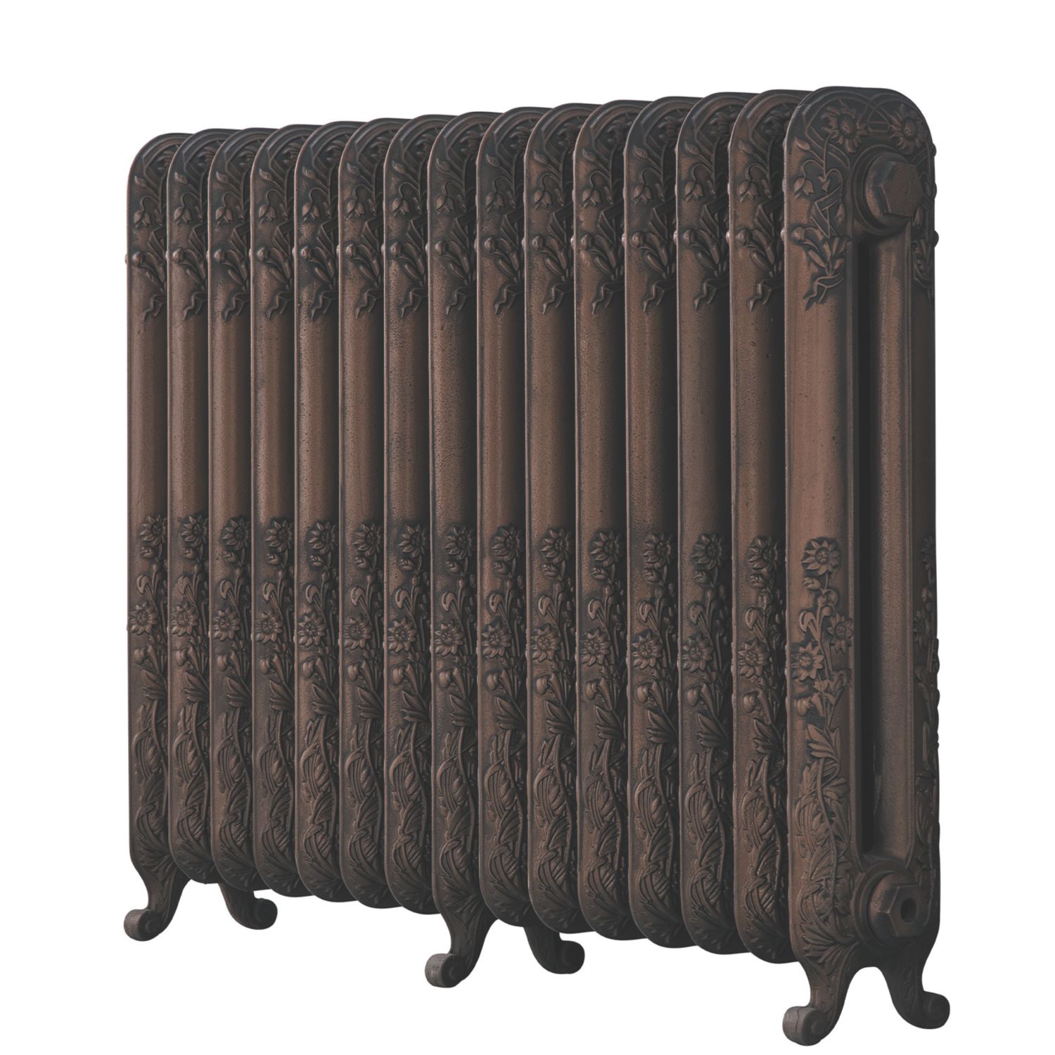 Arroll 794mm x 1009mm 5325BTU Antique Bronze Cast Iron 2 Column Radiator (555KY)