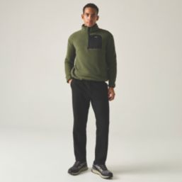 Regatta Frankie Half Zip Fleece Dark Khaki/Black  Medium 39-40" Chest