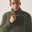 Regatta Frankie Half Zip Fleece Dark Khaki/Black  Medium 39-40" Chest