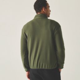 Regatta Frankie Half Zip Fleece Dark Khaki/Black  Medium 39-40" Chest
