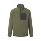 Regatta Frankie Half Zip Fleece Dark Khaki/Black  Medium 39-40" Chest