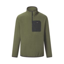 Regatta Frankie Half Zip Fleece Dark Khaki/Black  Medium 39-40" Chest