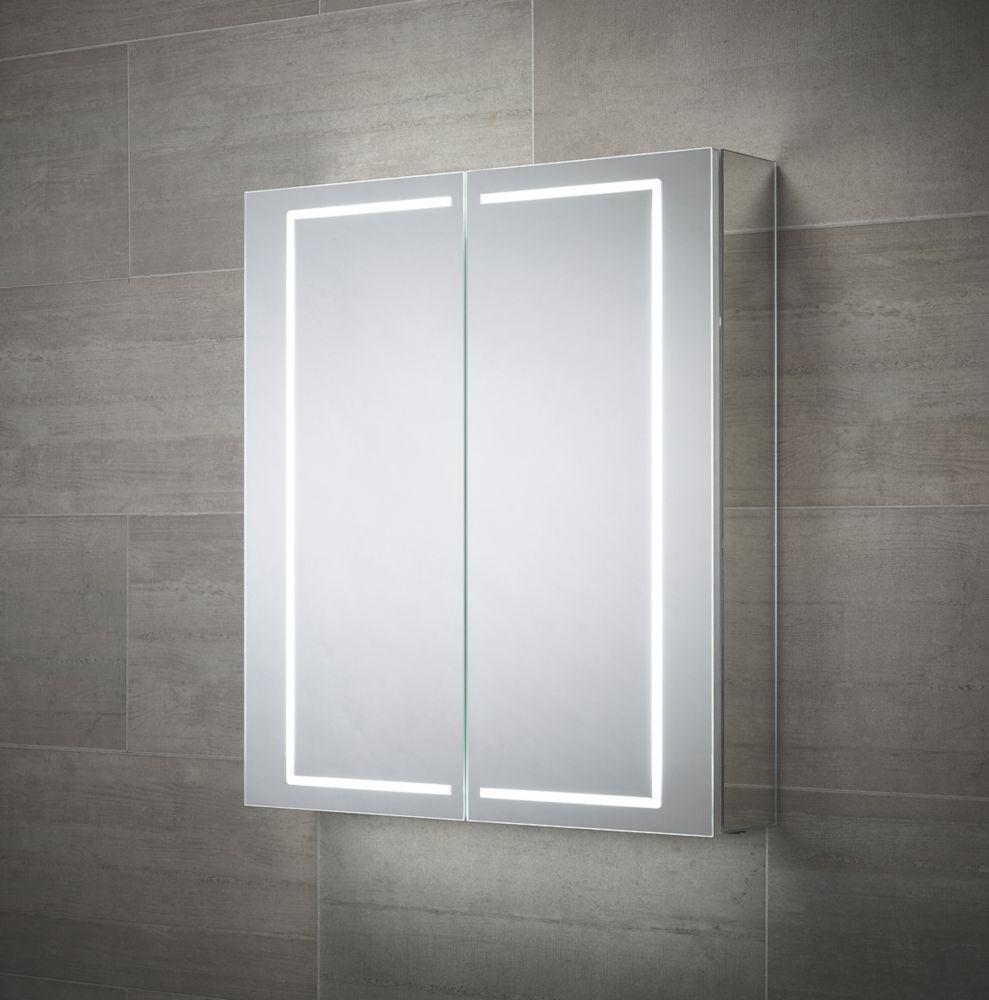 Illuminated Mirror Cabinet With Shaver Socket | Cabinets Matttroy