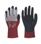 WONDER GRIP® WG310HY Wonder Grip Hi-Vis Extra Grip Natural Rubber Palm  Gloves