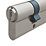 Smith & Locke 5-Pin Cylinder Lock 50-50 (100mm) Satin Nickel