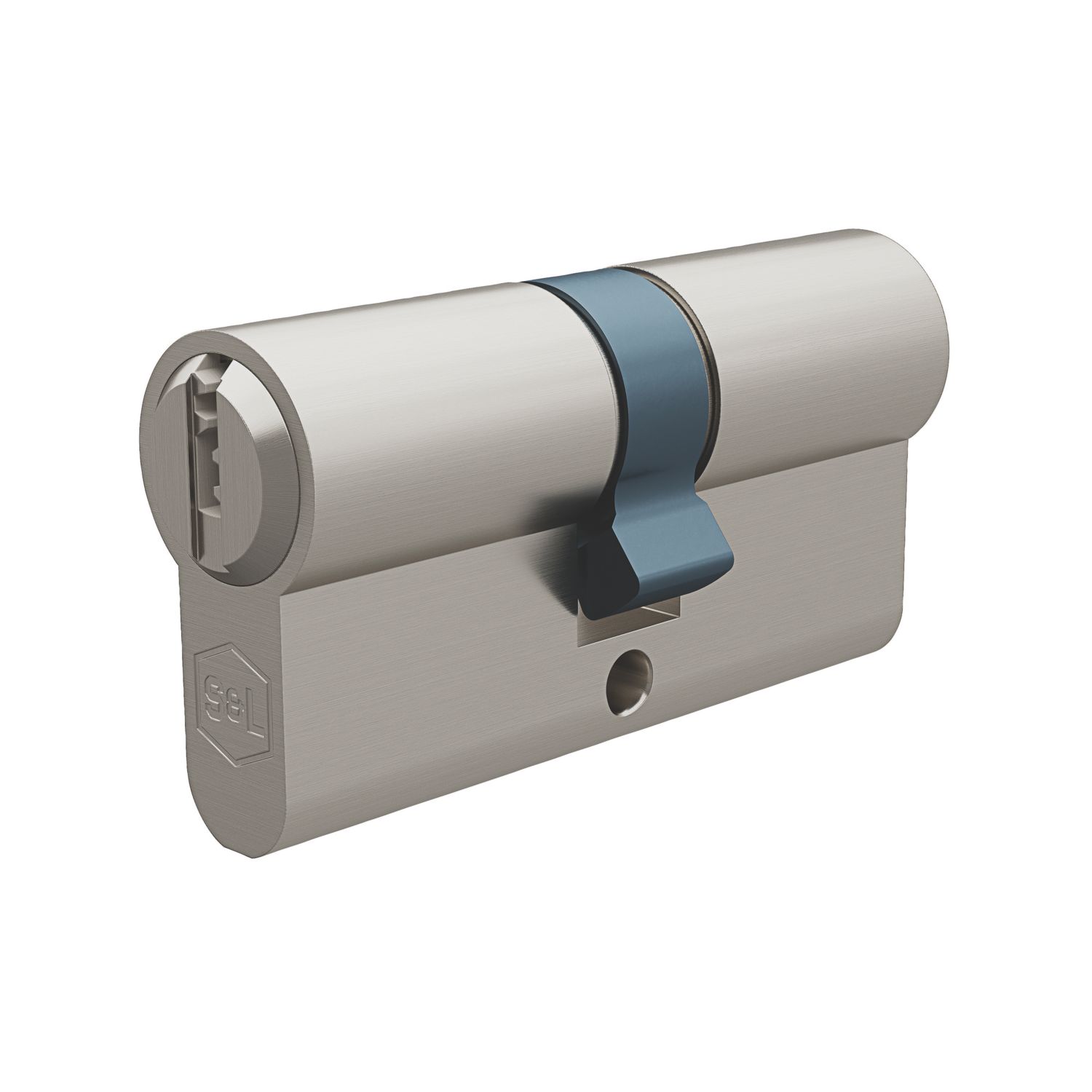 Smith & Locke 6-Pin Cylinder Lock 50-50 (100mm) Satin Nickel (555PX)
