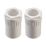 Deta TTE Female Conduit Adaptors 25mm White 2 Pack
