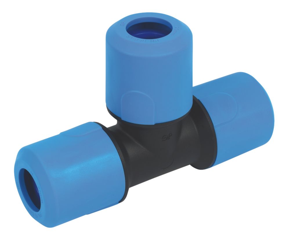 JG Speedfit MDPE Equal Tee 25mm x 25mm x 25mm