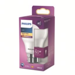 Philips  B22 A60 LED Light Bulb  806lm 7W